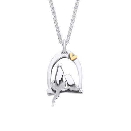 Pony and girl necklace