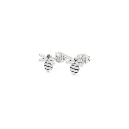 Silver Bee Stud Earrings - SBUNSS