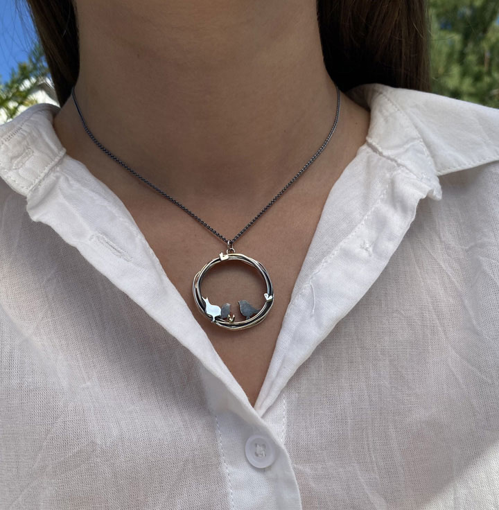 Bird Necklace - EB4
