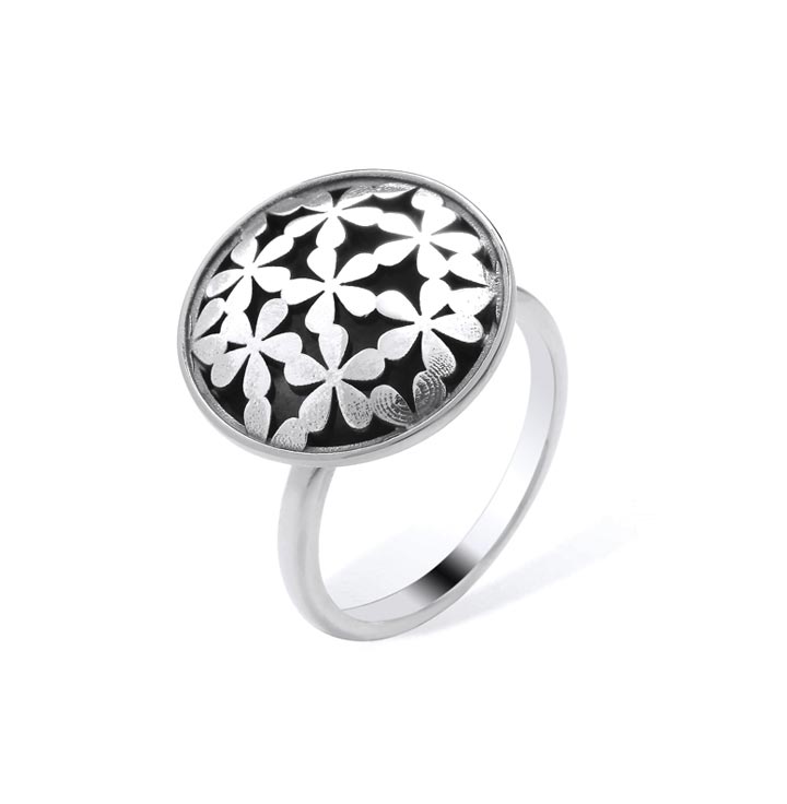 Silver Blossom Ring - ROSL