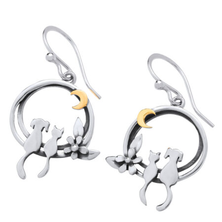 Cat and Dog Moonlight Friends Earrings - DBFR