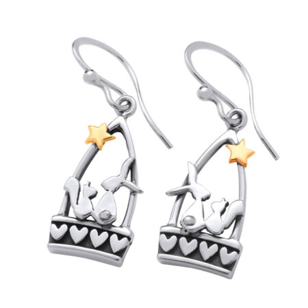 Hare and Squirrel Starlight Friends Earrings - DSQ4