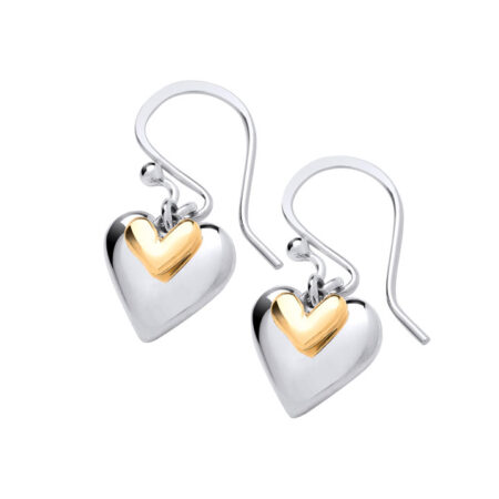 You and Me Heart Earrings - DYM