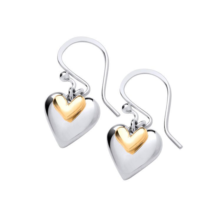 You and Me Heart Earrings - DYM